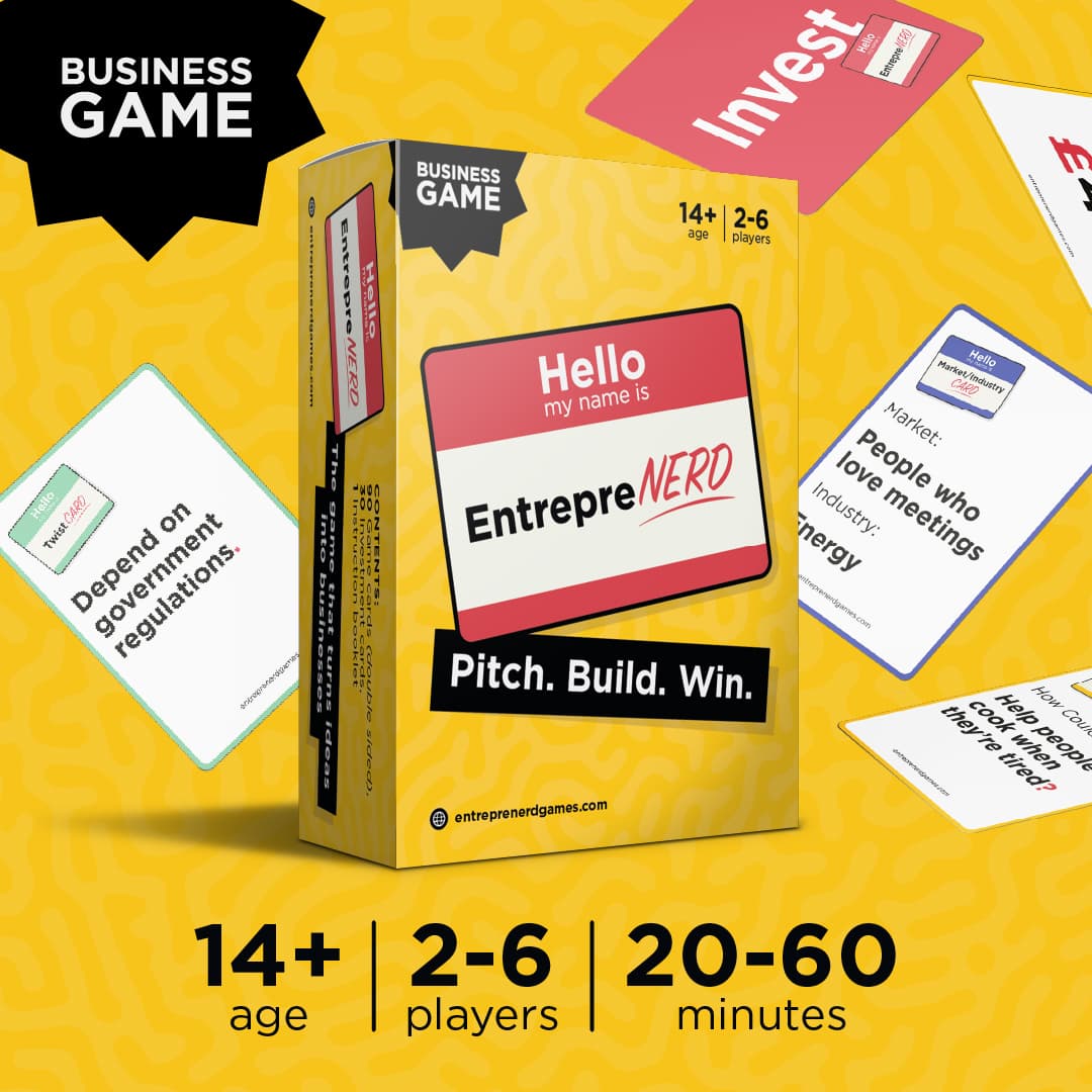 EntrepreNERD card game